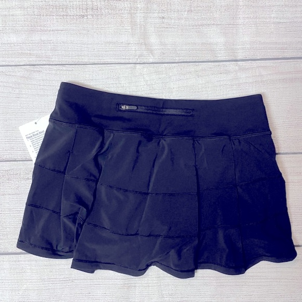 NWT Lululemon Pace Rival Skirt TRUE NAVY 4 REGULAR - Picture 4 of 6